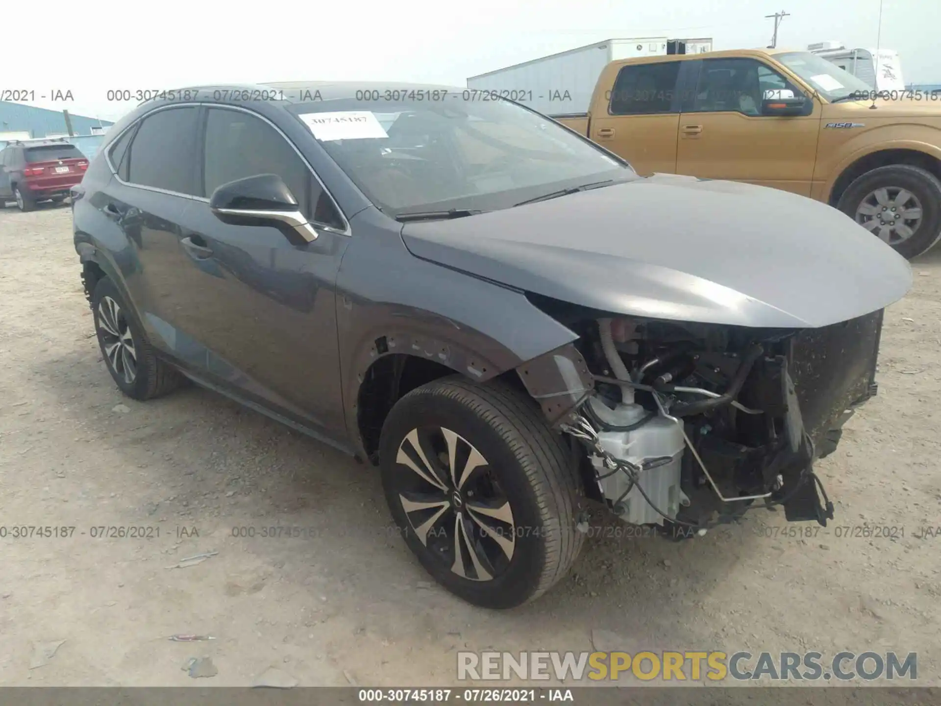 1 Photograph of a damaged car JTJBARBZ3K2182898 LEXUS NX 2019