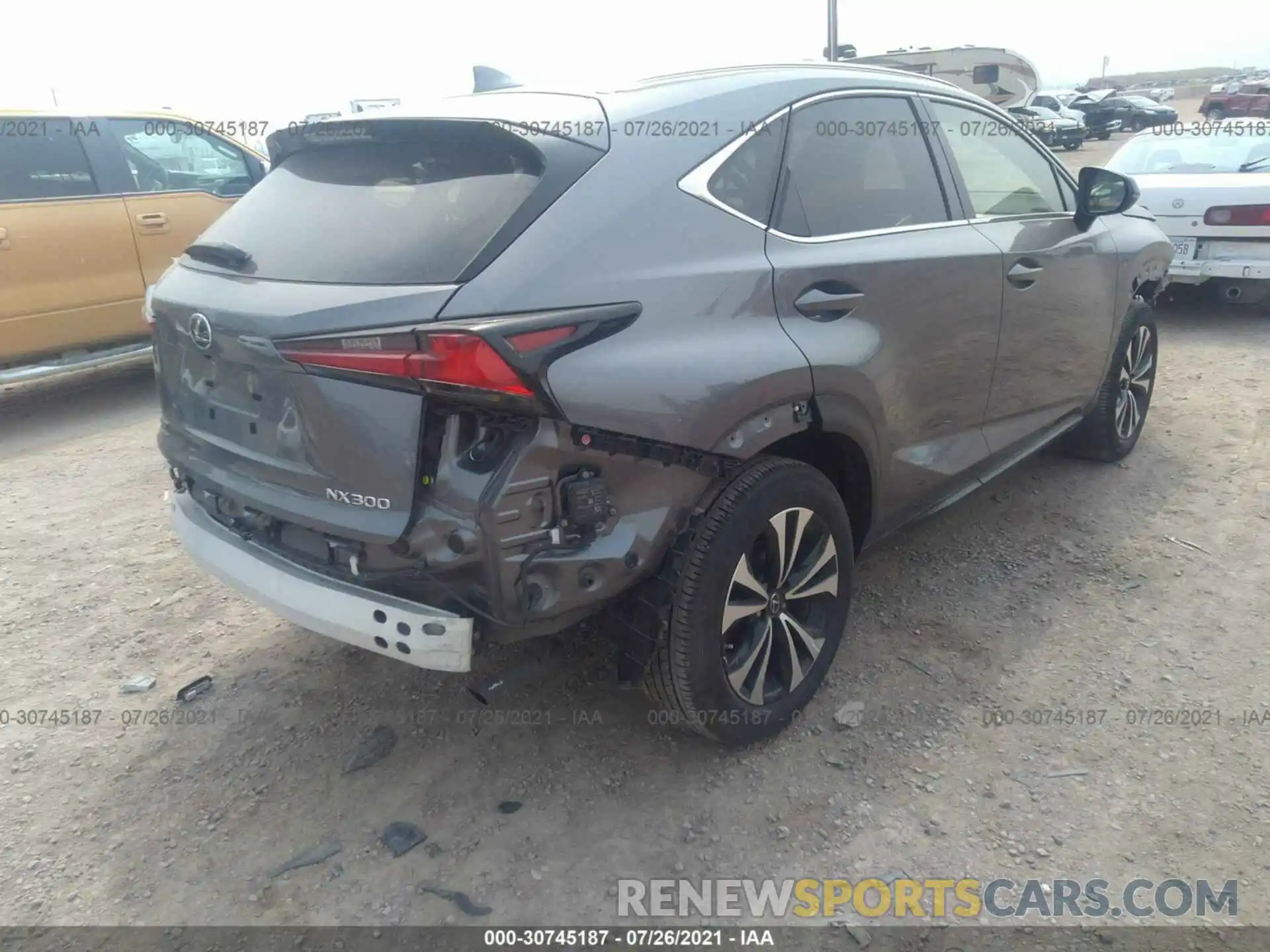 4 Photograph of a damaged car JTJBARBZ3K2182898 LEXUS NX 2019