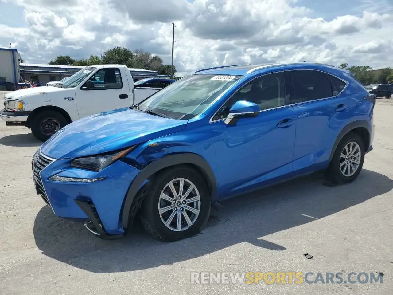 1 Photograph of a damaged car JTJBARBZ3K2186398 LEXUS NX 2019