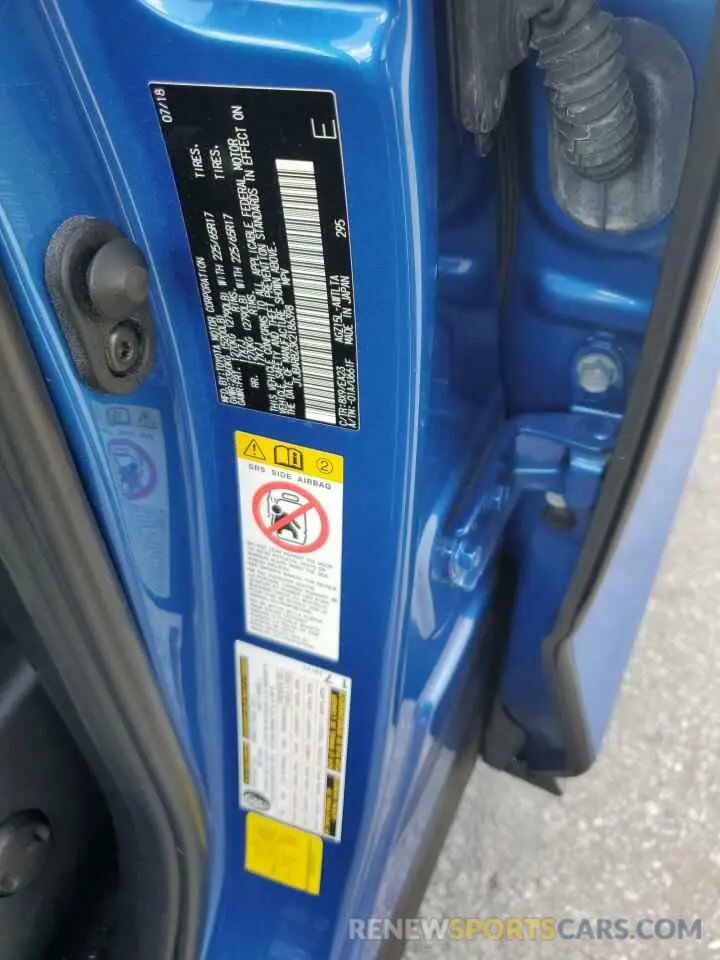 13 Photograph of a damaged car JTJBARBZ3K2186398 LEXUS NX 2019