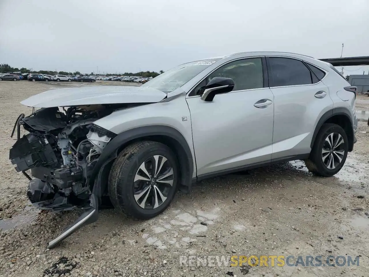 1 Photograph of a damaged car JTJBARBZ3K2189396 LEXUS NX 2019