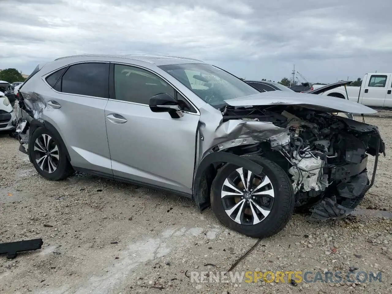 4 Photograph of a damaged car JTJBARBZ3K2189396 LEXUS NX 2019