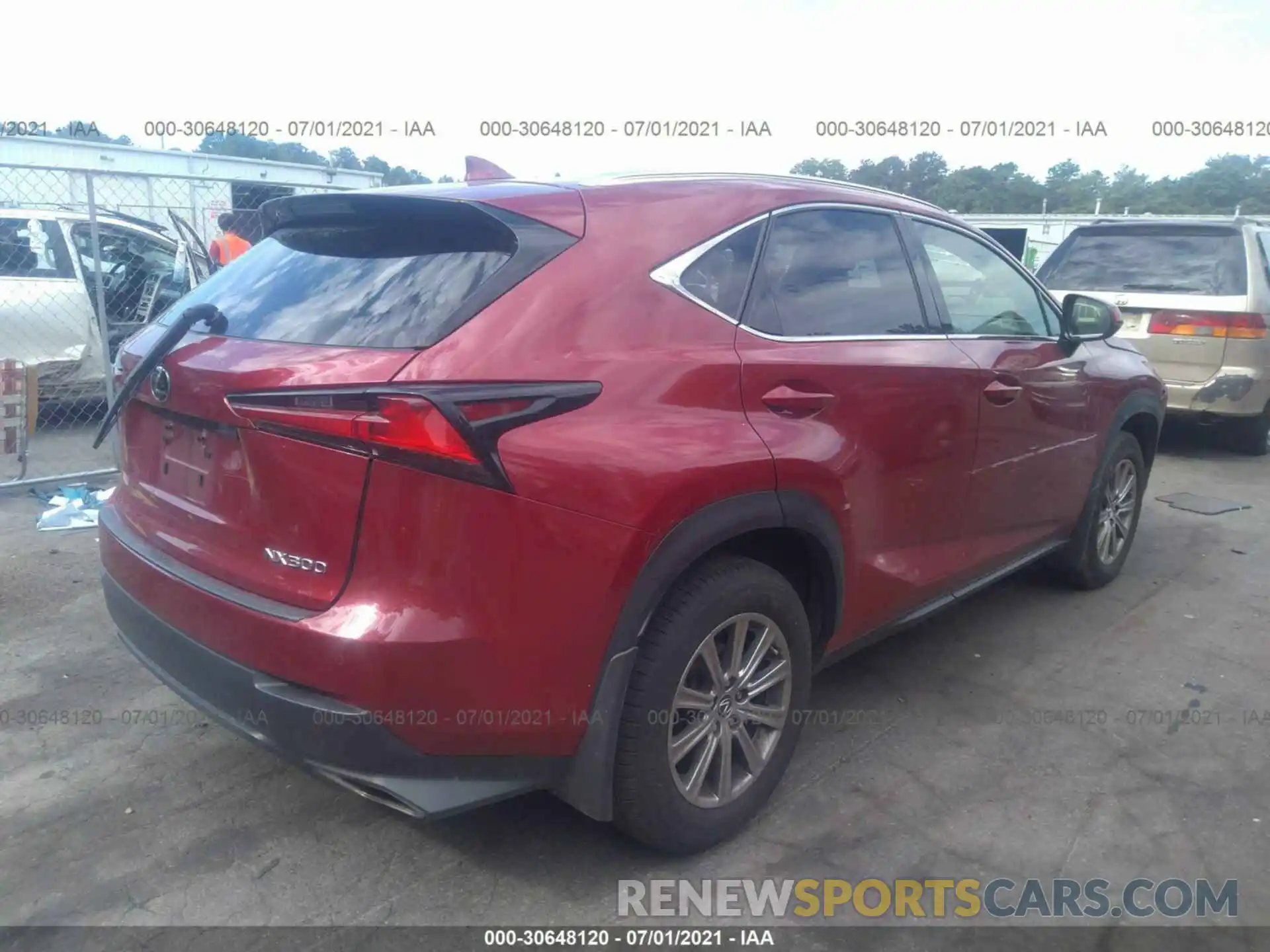 4 Photograph of a damaged car JTJBARBZ3K2194419 LEXUS NX 2019