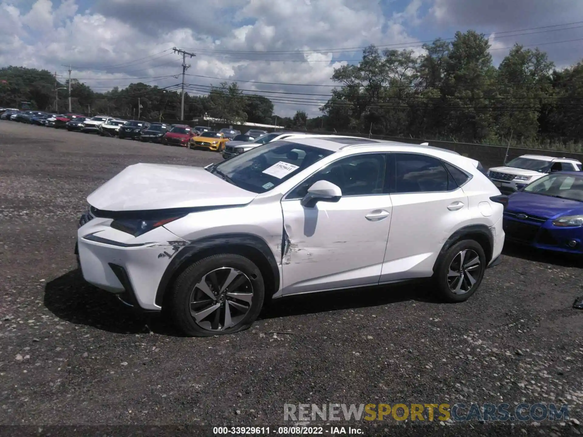 2 Photograph of a damaged car JTJBARBZ3K2199992 LEXUS NX 2019