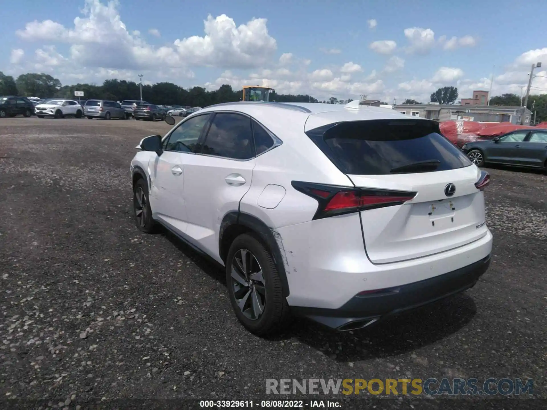 3 Photograph of a damaged car JTJBARBZ3K2199992 LEXUS NX 2019