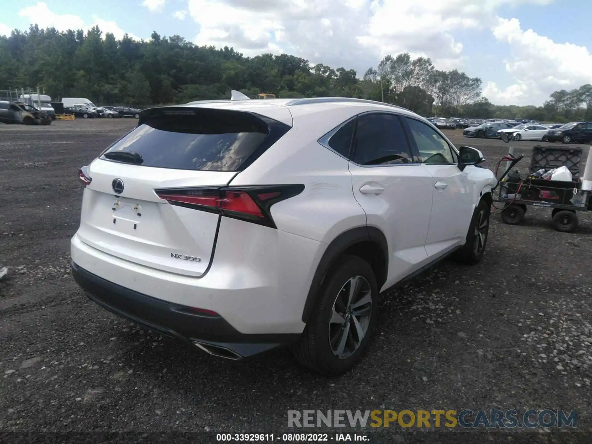 4 Photograph of a damaged car JTJBARBZ3K2199992 LEXUS NX 2019