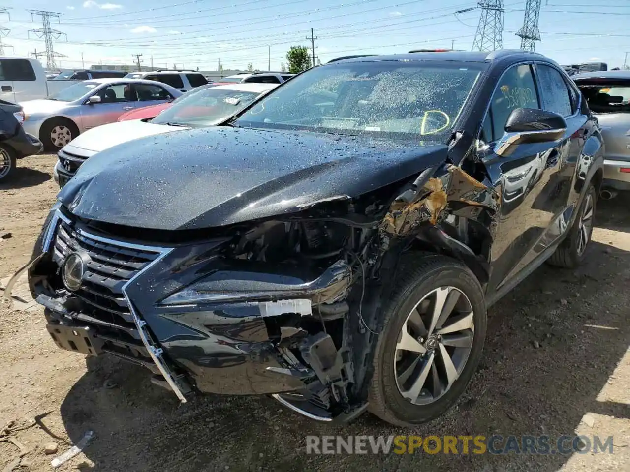 2 Photograph of a damaged car JTJBARBZ3K2211638 LEXUS NX 2019