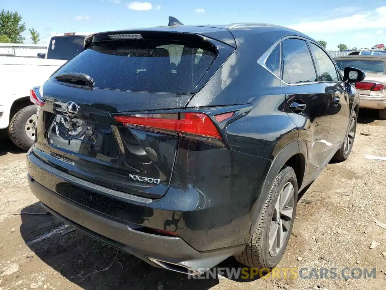 4 Photograph of a damaged car JTJBARBZ3K2211638 LEXUS NX 2019