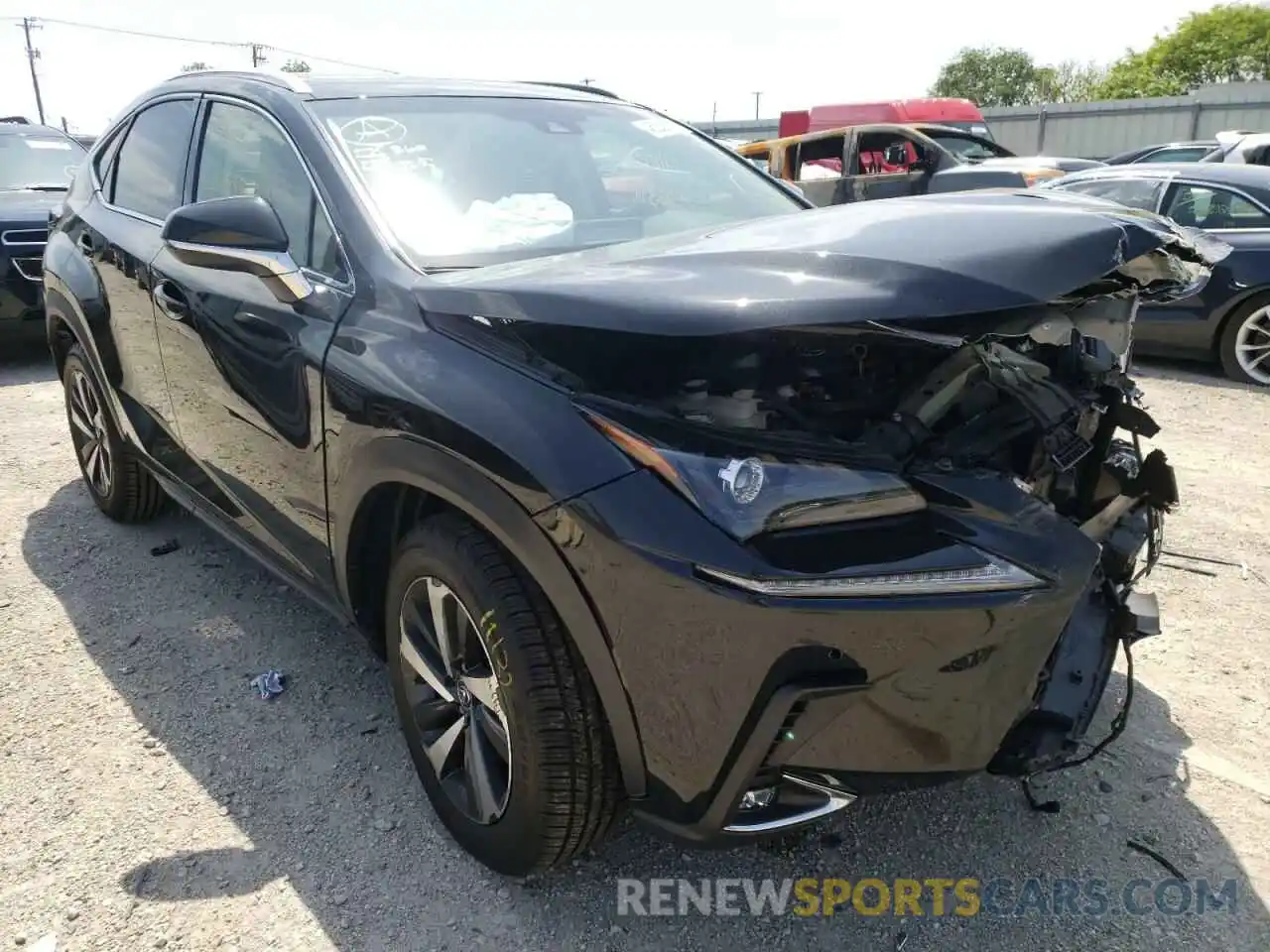 1 Photograph of a damaged car JTJBARBZ4K2183963 LEXUS NX 2019