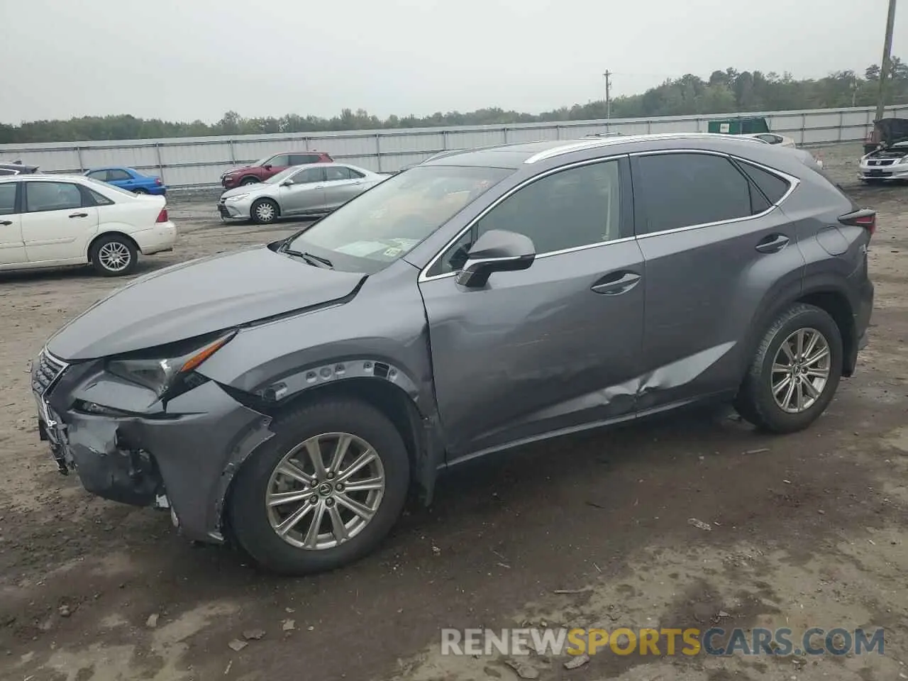 1 Photograph of a damaged car JTJBARBZ4K2190038 LEXUS NX 2019