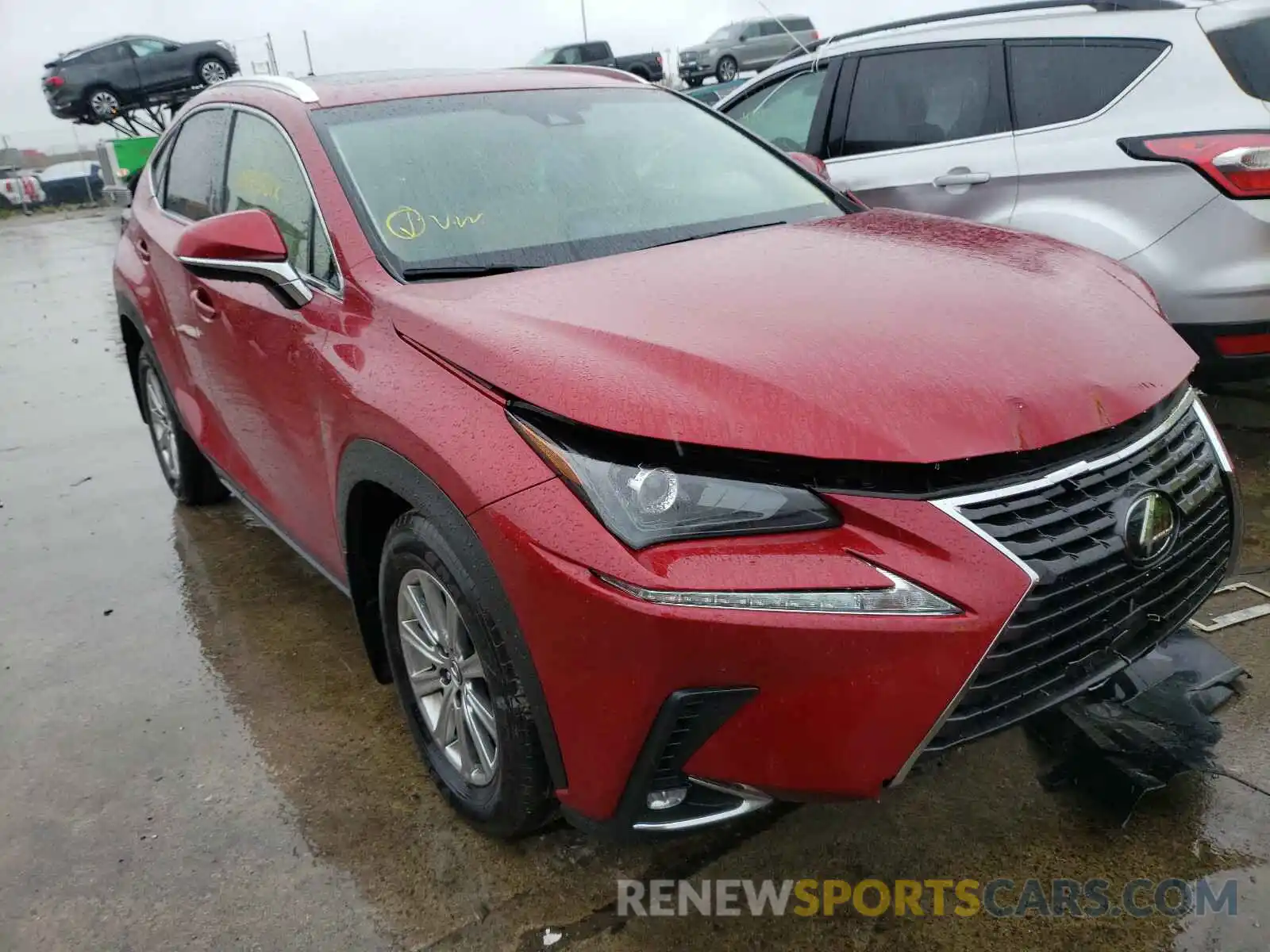 1 Photograph of a damaged car JTJBARBZ4K2204066 LEXUS NX 2019