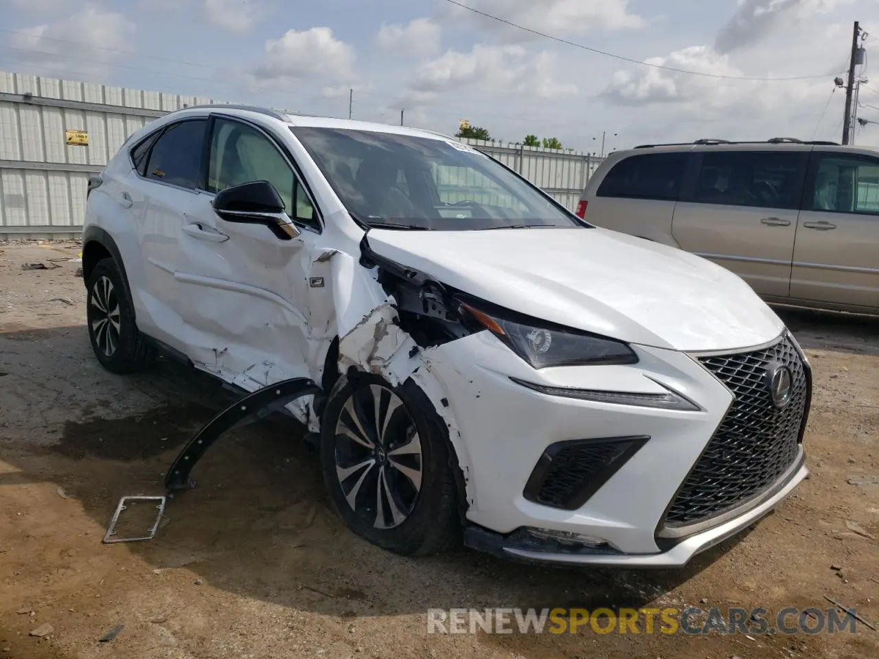 1 Photograph of a damaged car JTJBARBZ5K2184670 LEXUS NX 2019