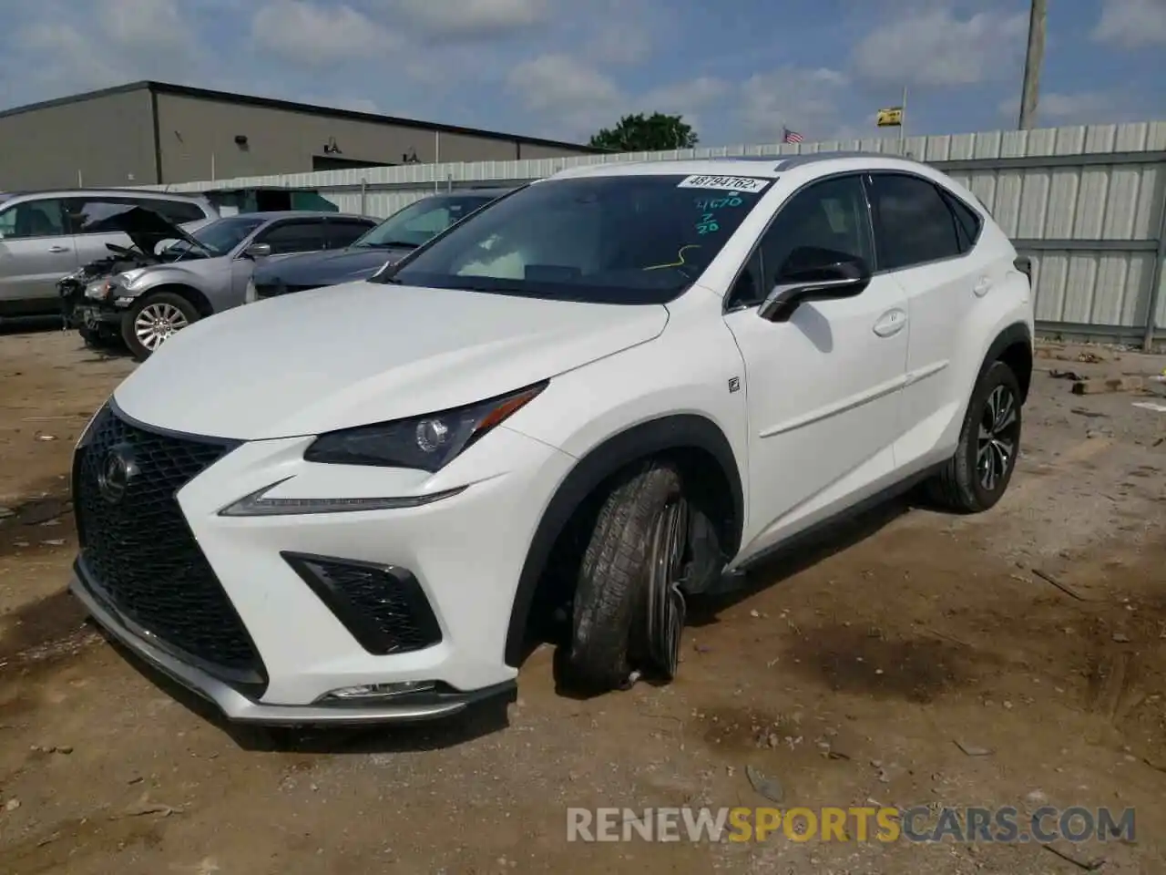 2 Photograph of a damaged car JTJBARBZ5K2184670 LEXUS NX 2019