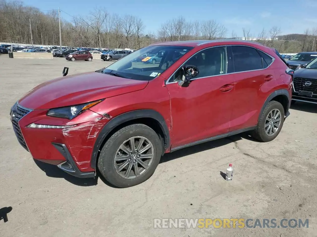 1 Photograph of a damaged car JTJBARBZ5K2189772 LEXUS NX 2019