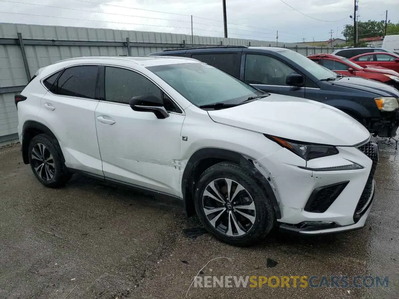 4 Photograph of a damaged car JTJBARBZ5K2192588 LEXUS NX 2019
