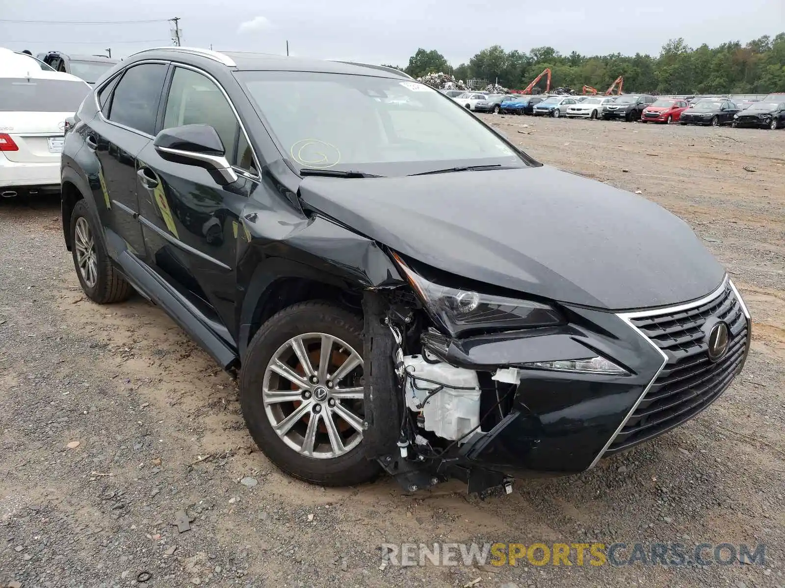 1 Photograph of a damaged car JTJBARBZ5K2196057 LEXUS NX 2019