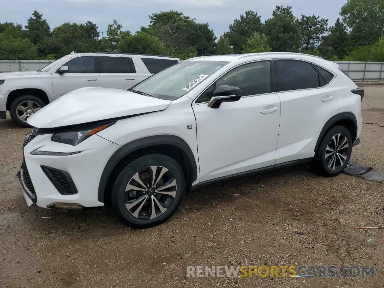 1 Photograph of a damaged car JTJBARBZ5K2197256 LEXUS NX 2019