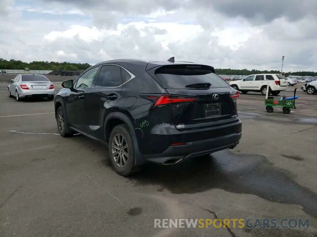 3 Photograph of a damaged car JTJBARBZ5K2197581 LEXUS NX 2019