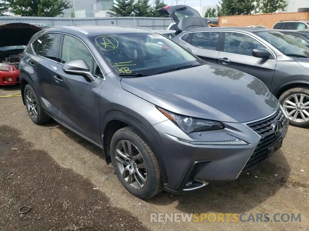 1 Photograph of a damaged car JTJBARBZ5K2199413 LEXUS NX 2019