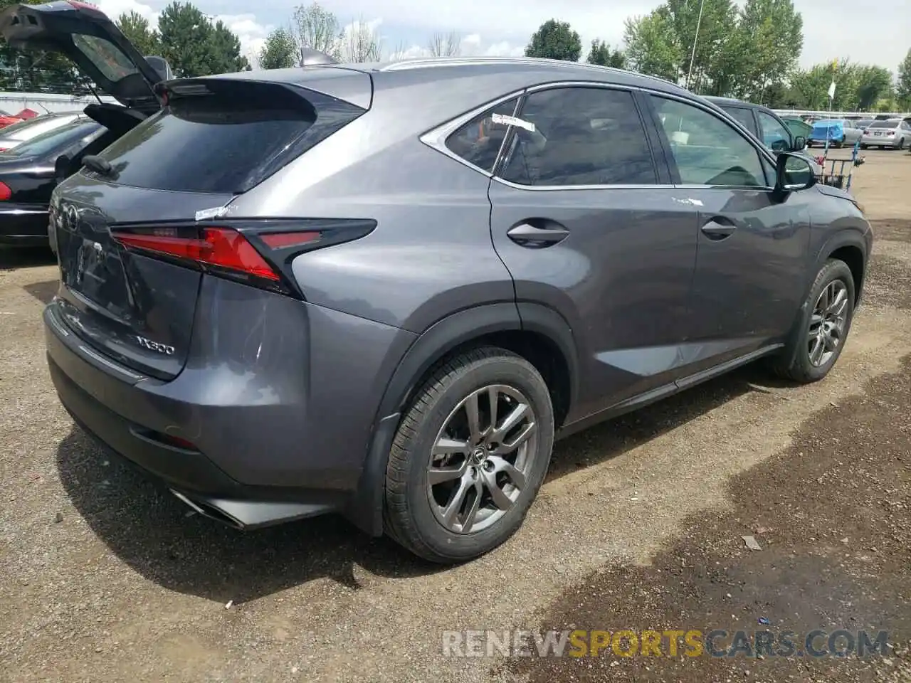 4 Photograph of a damaged car JTJBARBZ5K2199413 LEXUS NX 2019