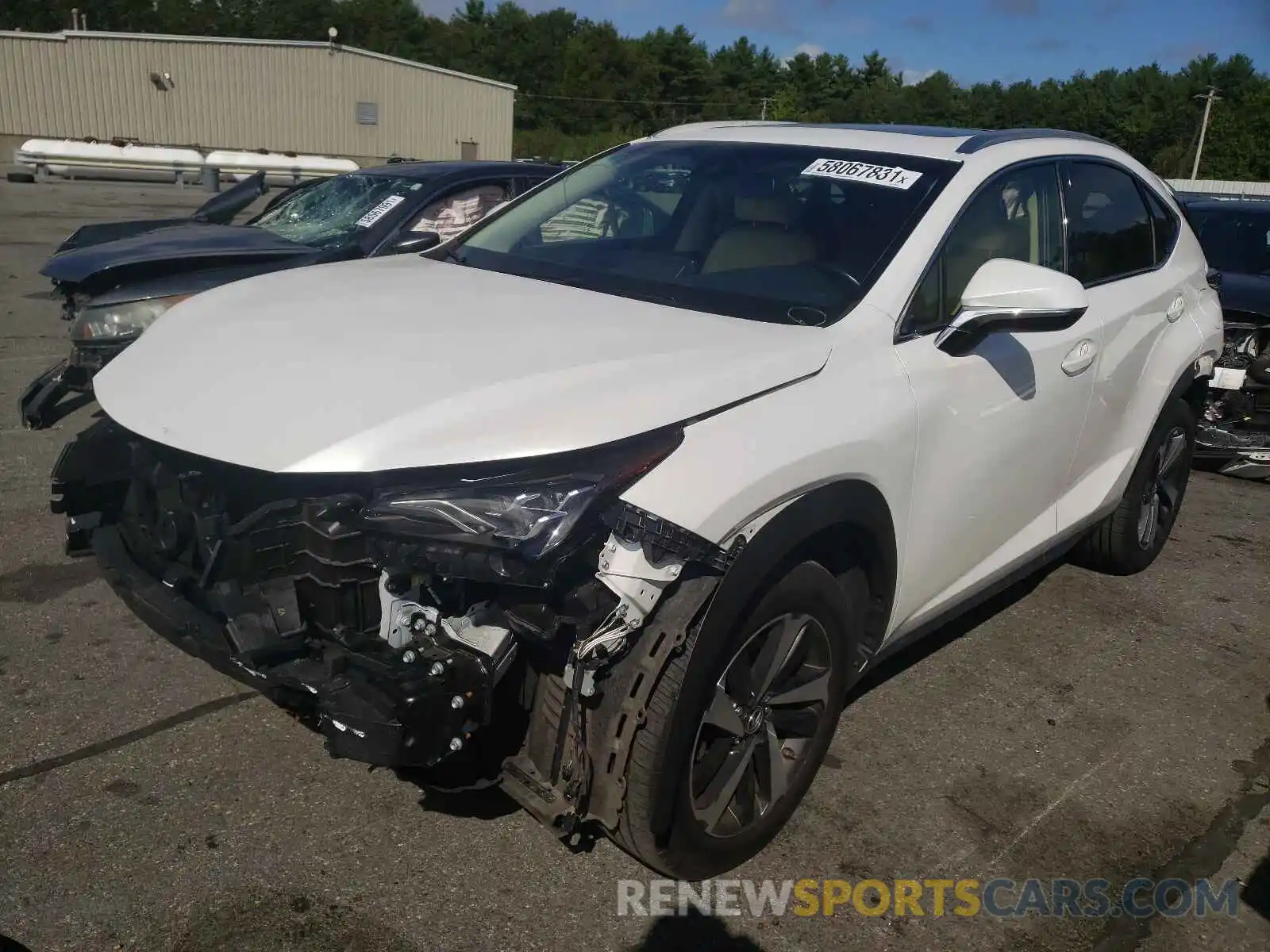 2 Photograph of a damaged car JTJBARBZ5K2200396 LEXUS NX 2019