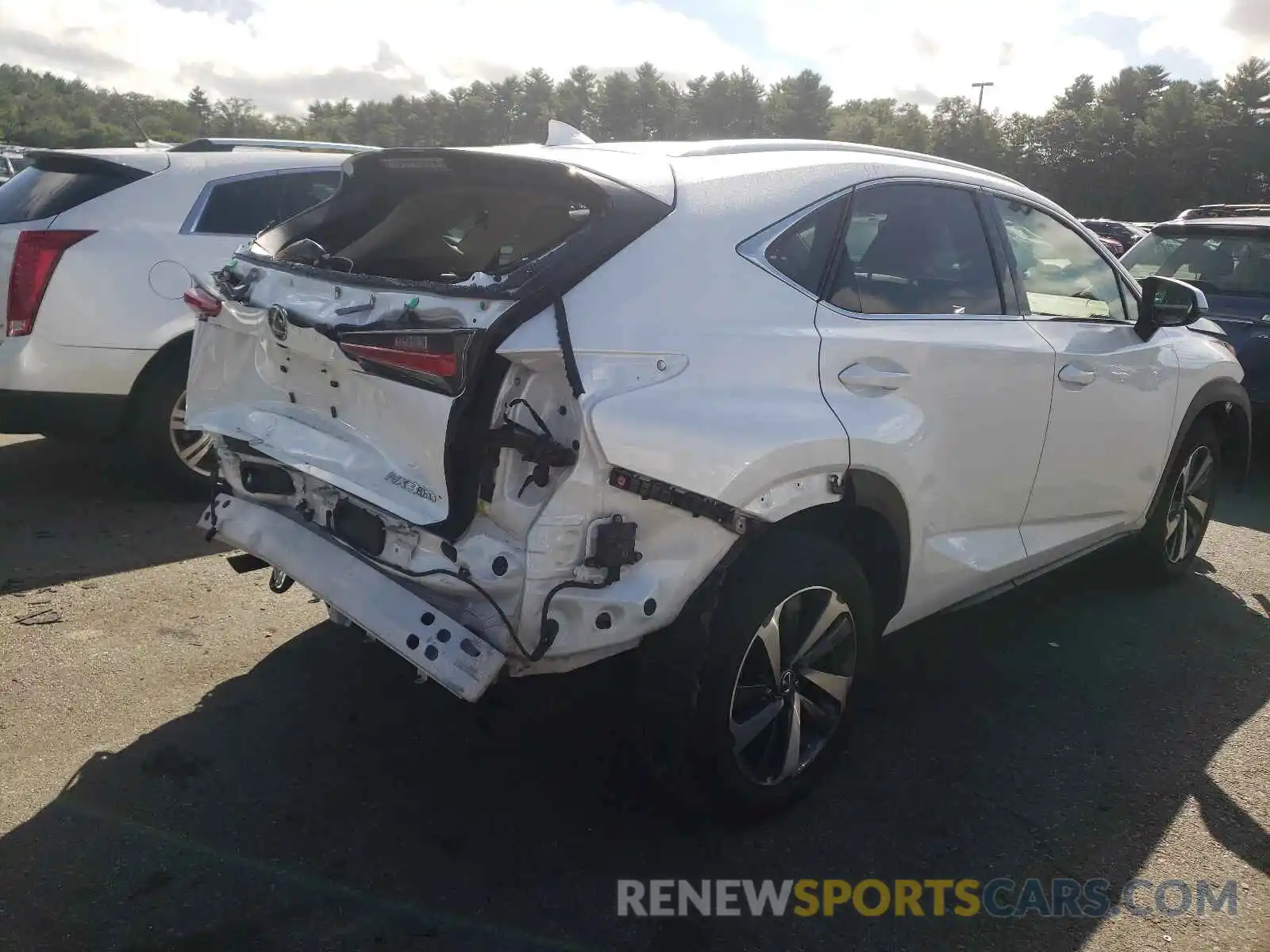 4 Photograph of a damaged car JTJBARBZ5K2200396 LEXUS NX 2019