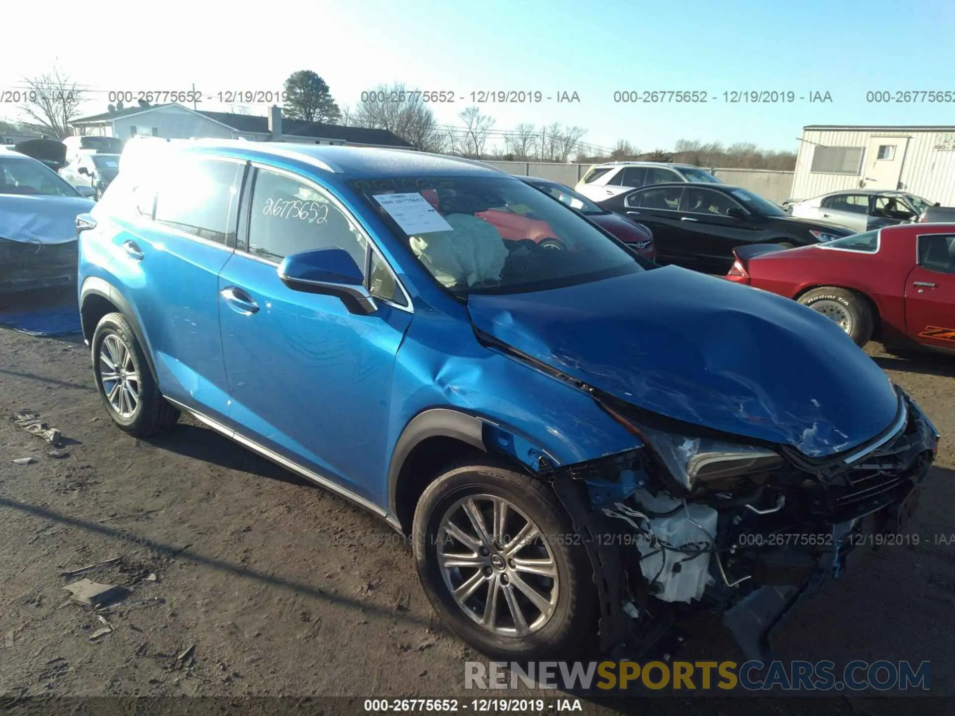 1 Photograph of a damaged car JTJBARBZ5K2205064 LEXUS NX 2019