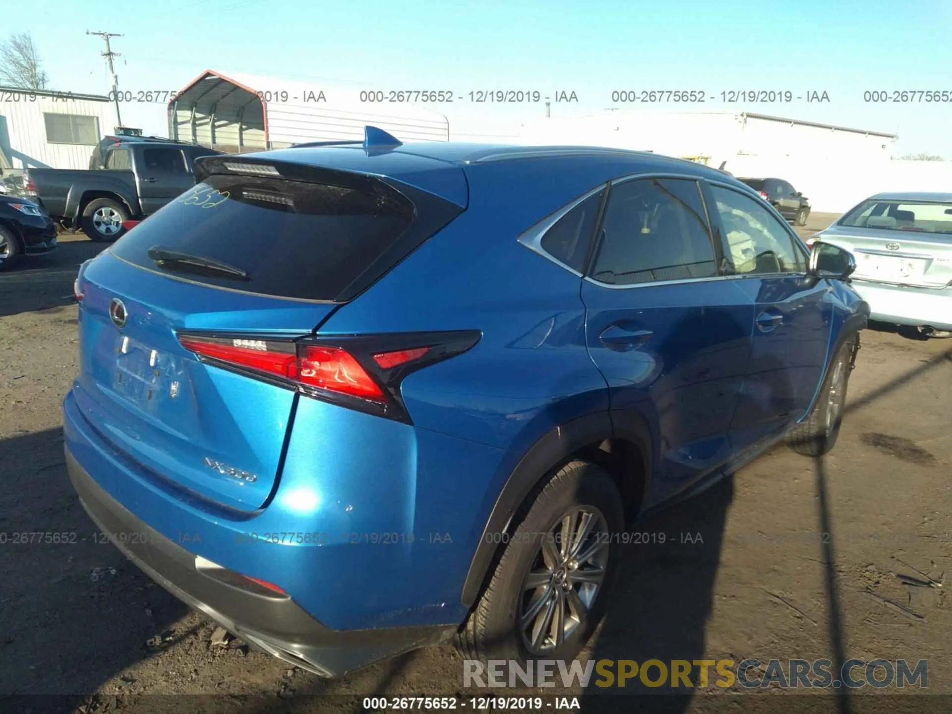 4 Photograph of a damaged car JTJBARBZ5K2205064 LEXUS NX 2019