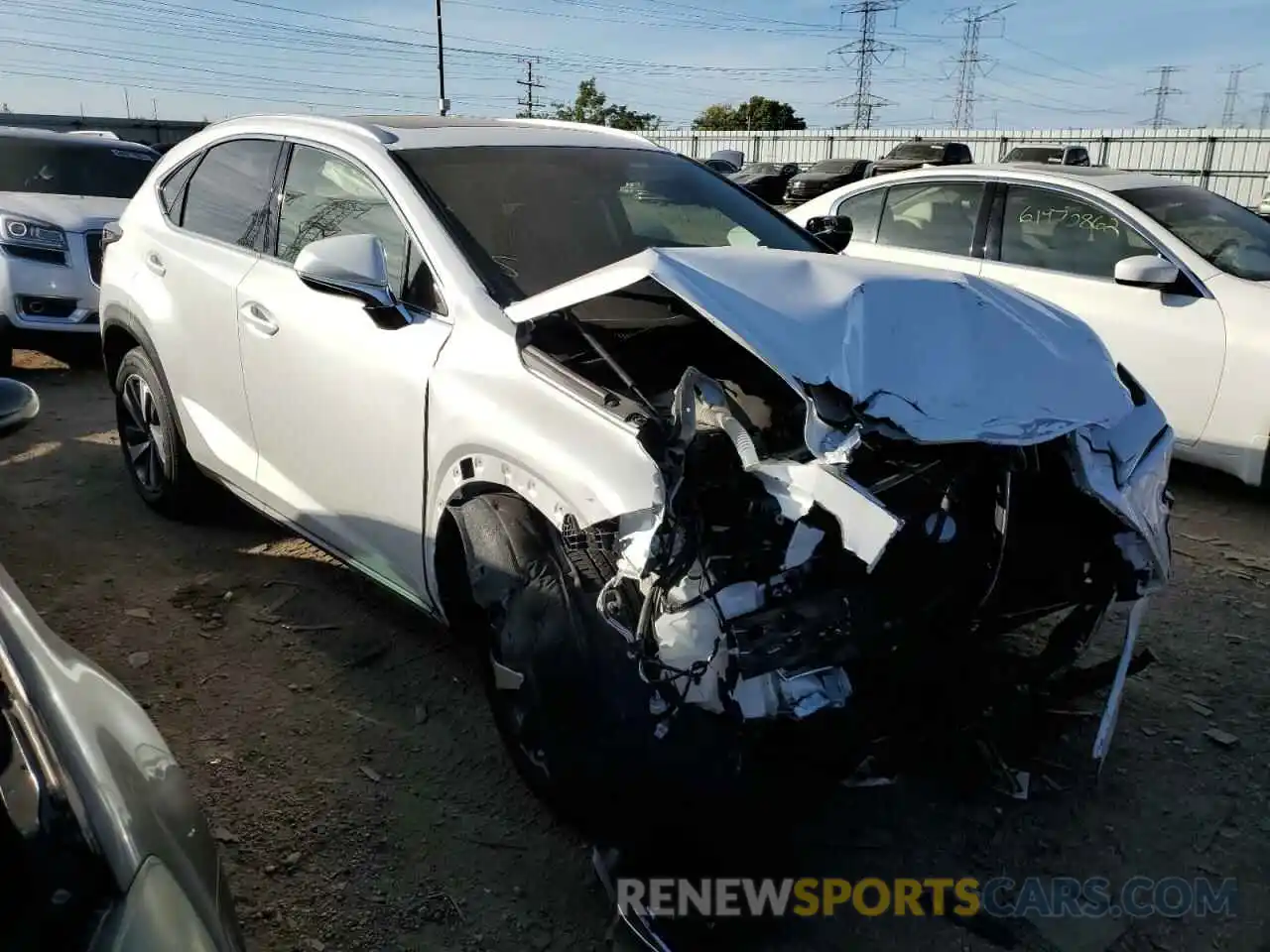 1 Photograph of a damaged car JTJBARBZ5K2210782 LEXUS NX 2019