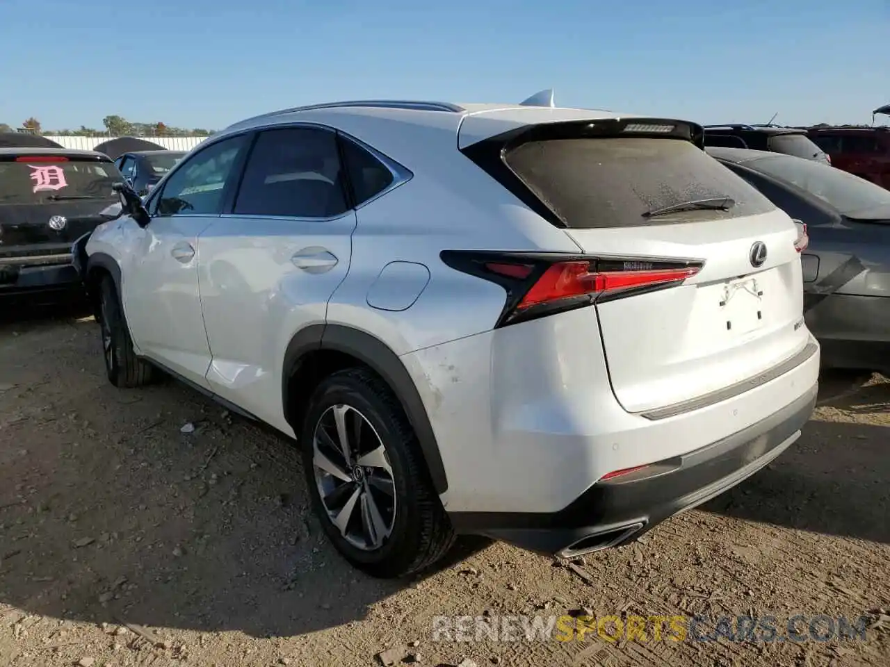 3 Photograph of a damaged car JTJBARBZ5K2210782 LEXUS NX 2019