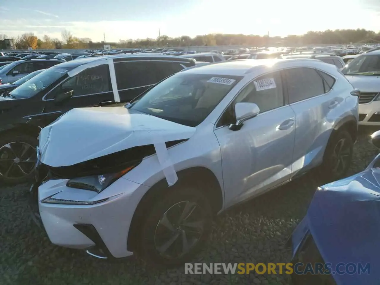 1 Photograph of a damaged car JTJBARBZ5K2216470 LEXUS NX 2019