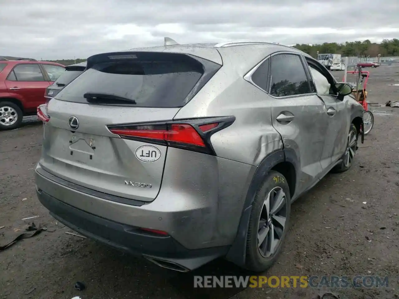 4 Photograph of a damaged car JTJBARBZ6K2182118 LEXUS NX 2019