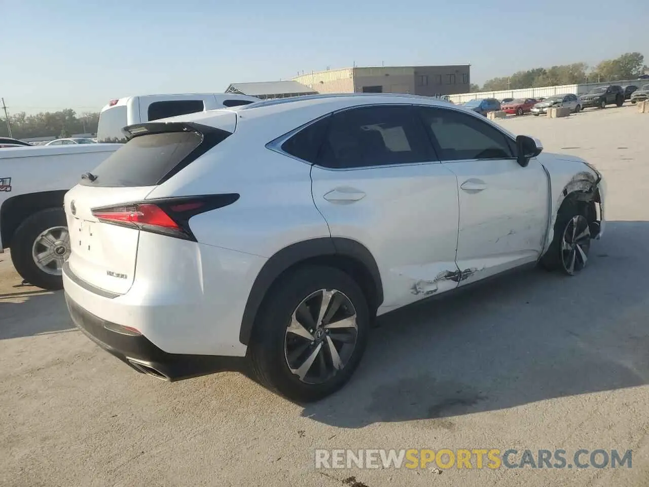 3 Photograph of a damaged car JTJBARBZ6K2184886 LEXUS NX 2019
