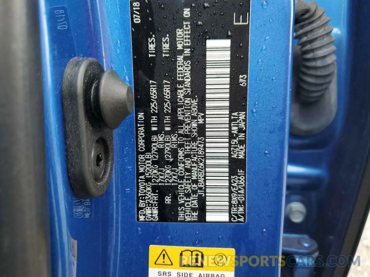 13 Photograph of a damaged car JTJBARBZ6K2189473 LEXUS NX 2019