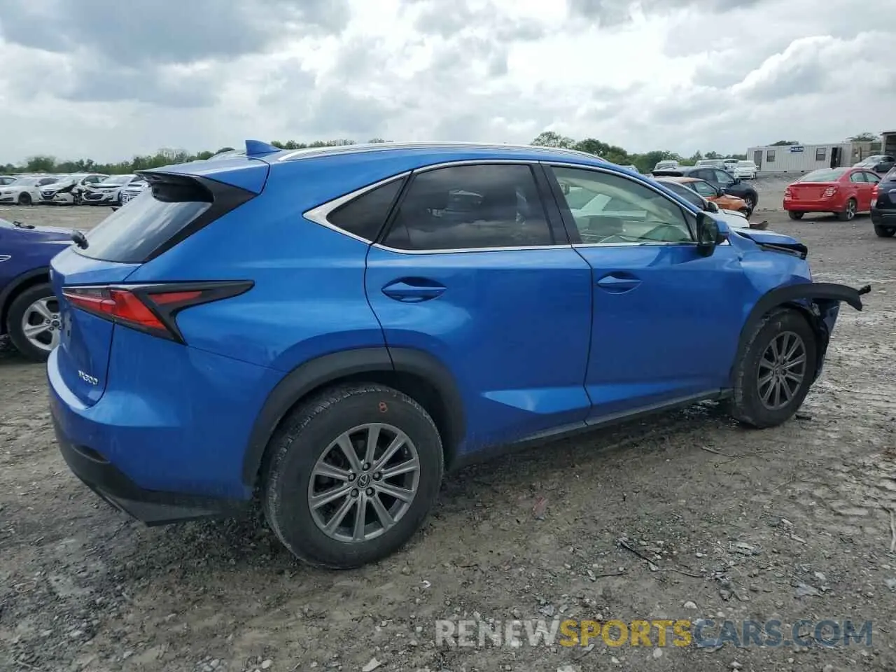 3 Photograph of a damaged car JTJBARBZ6K2189473 LEXUS NX 2019