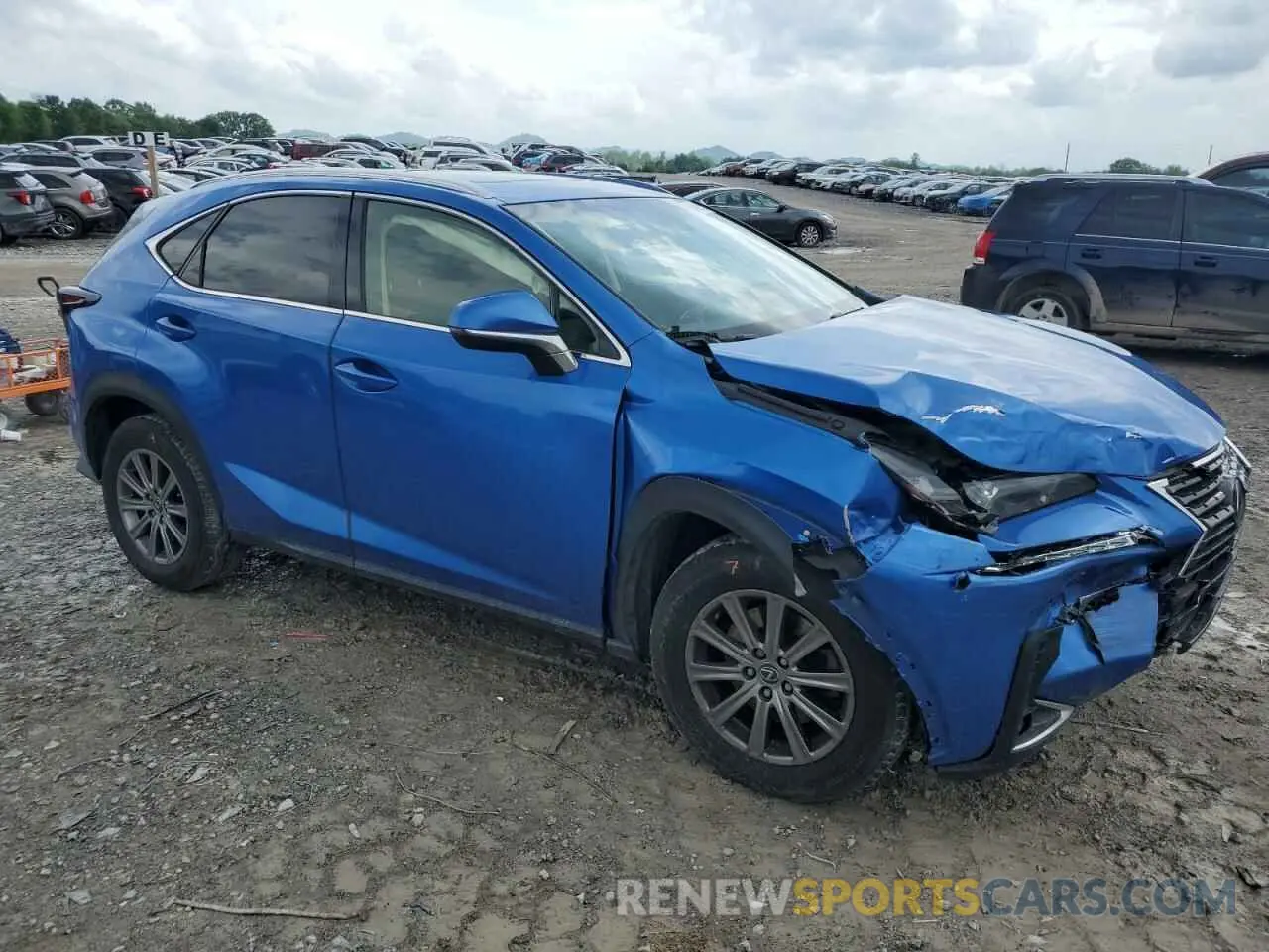 4 Photograph of a damaged car JTJBARBZ6K2189473 LEXUS NX 2019