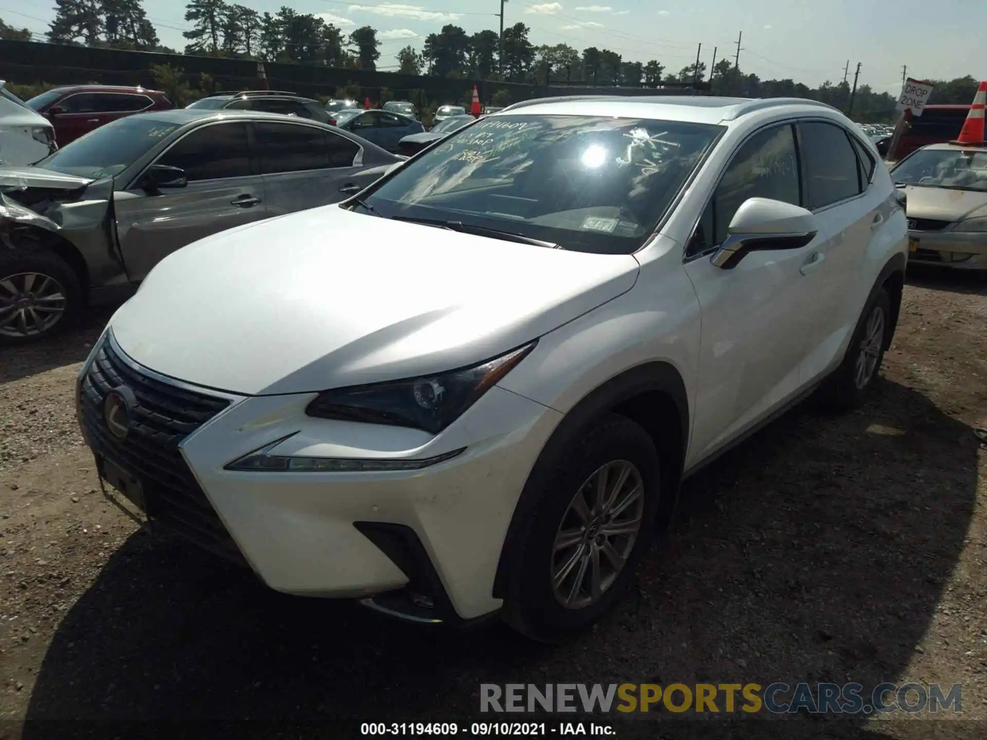 2 Photograph of a damaged car JTJBARBZ6K2198187 LEXUS NX 2019