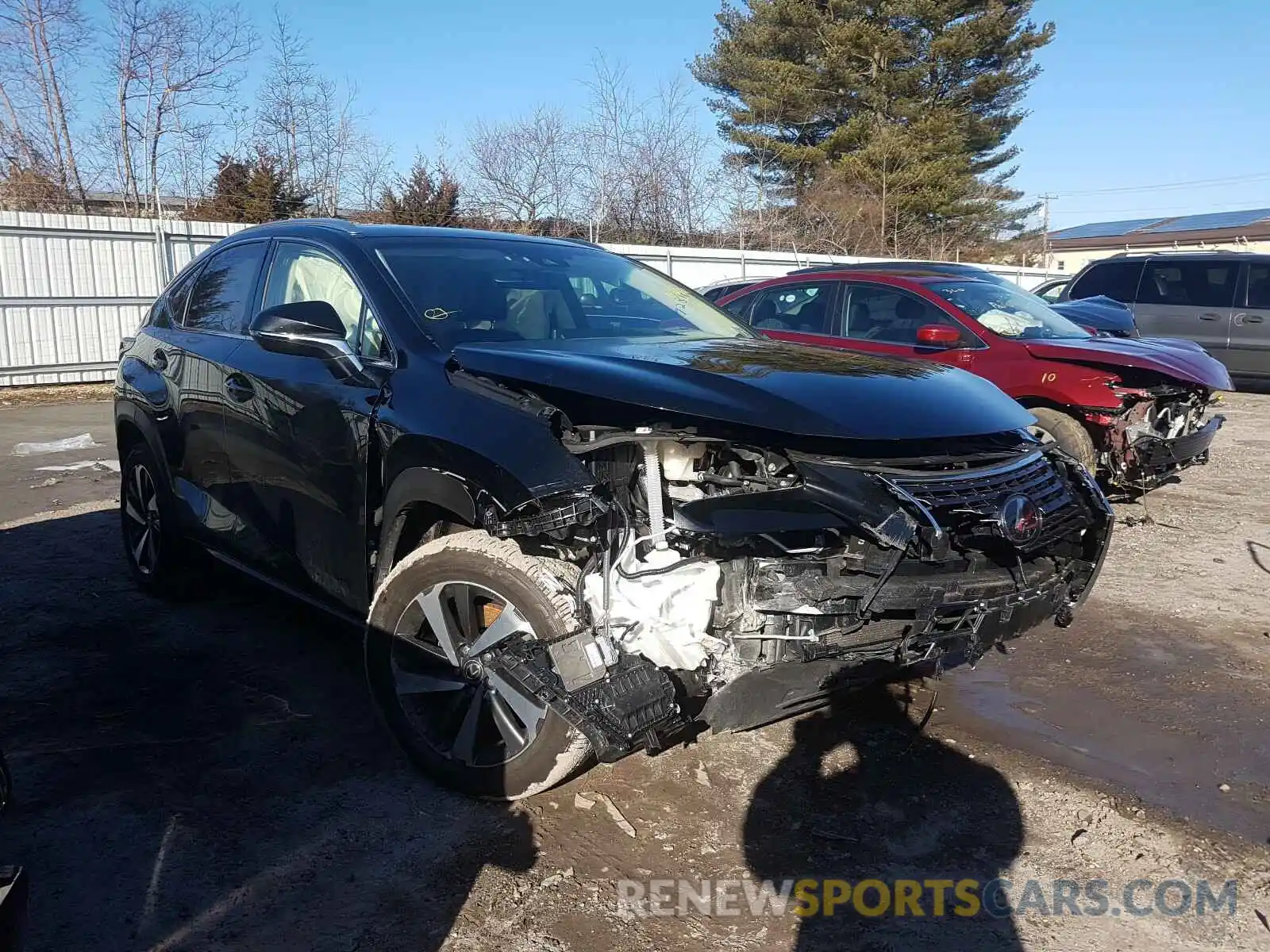 1 Photograph of a damaged car JTJBARBZ6K2200598 LEXUS NX 2019