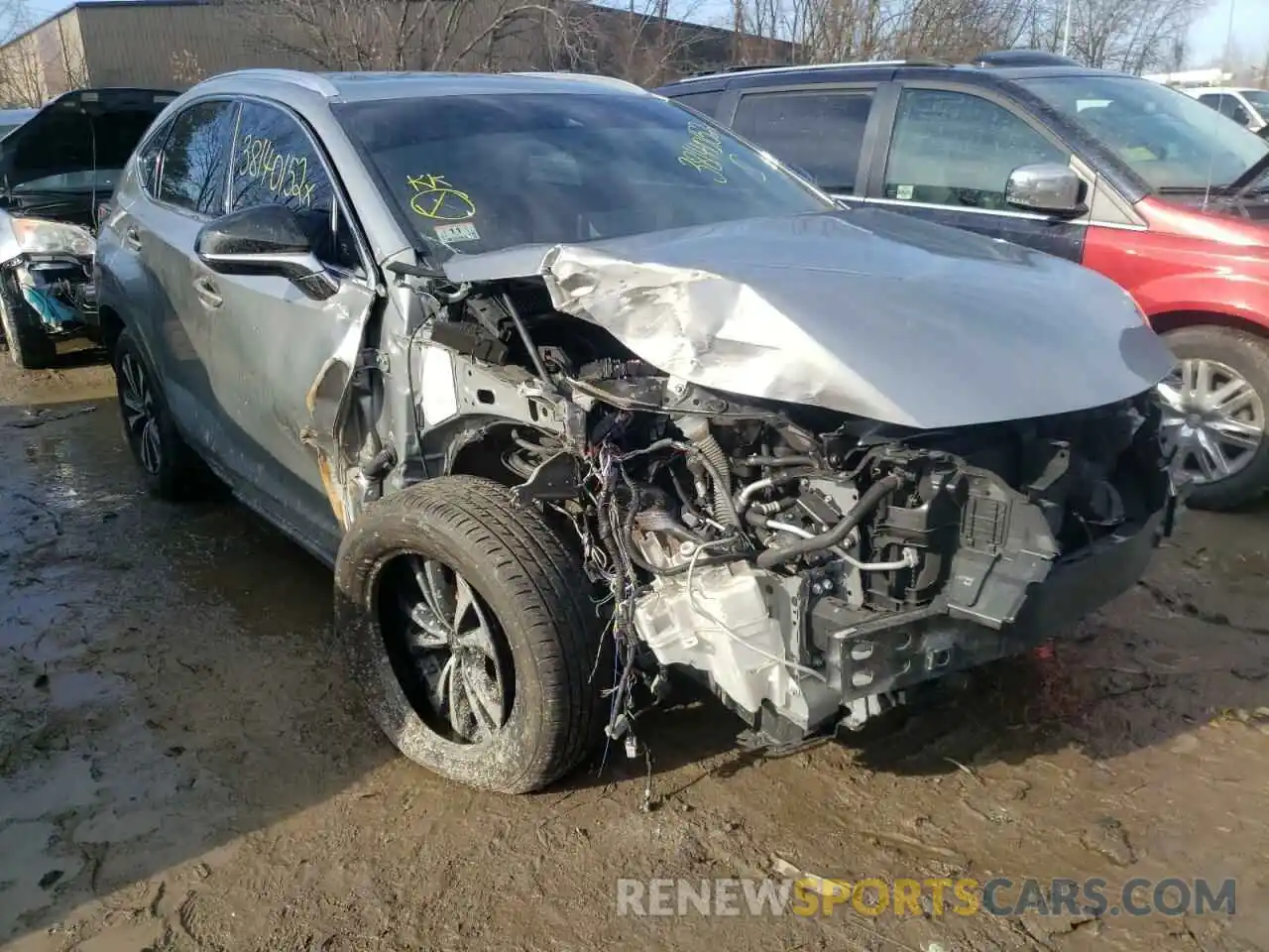 1 Photograph of a damaged car JTJBARBZ6K2202335 LEXUS NX 2019