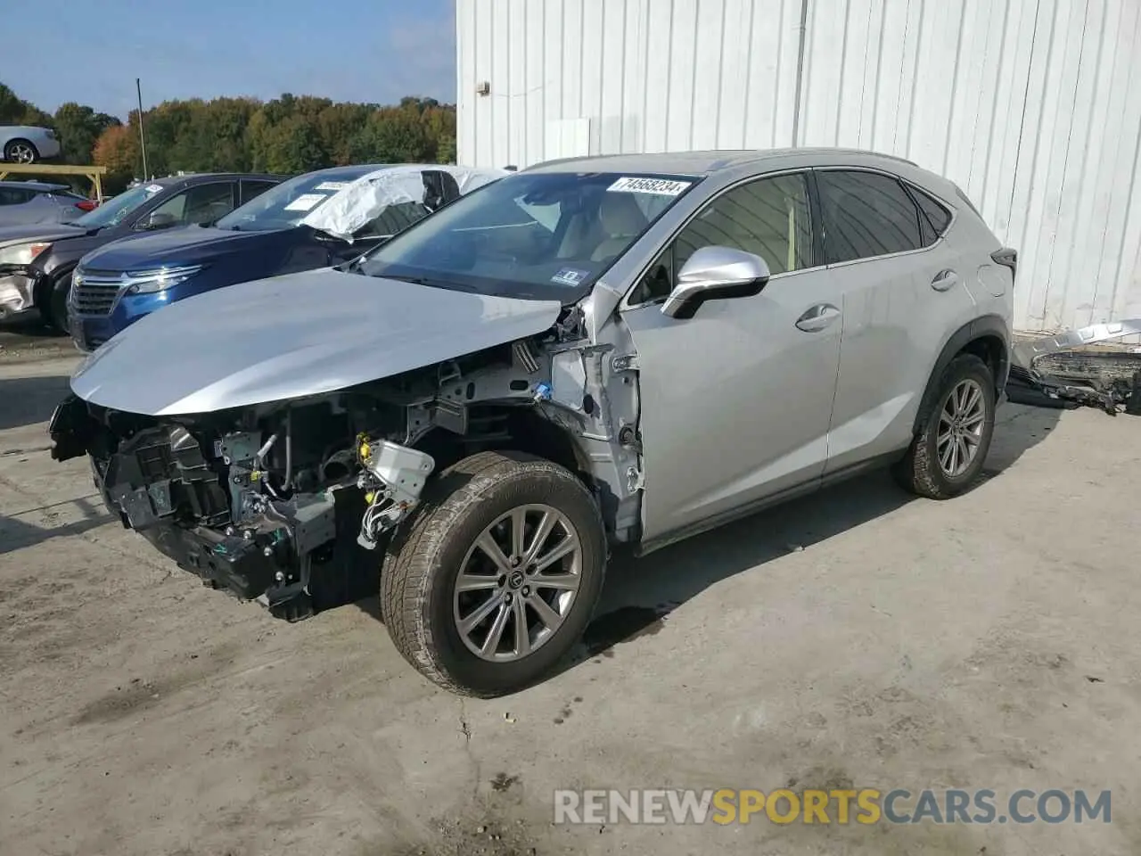 1 Photograph of a damaged car JTJBARBZ6K2214520 LEXUS NX 2019