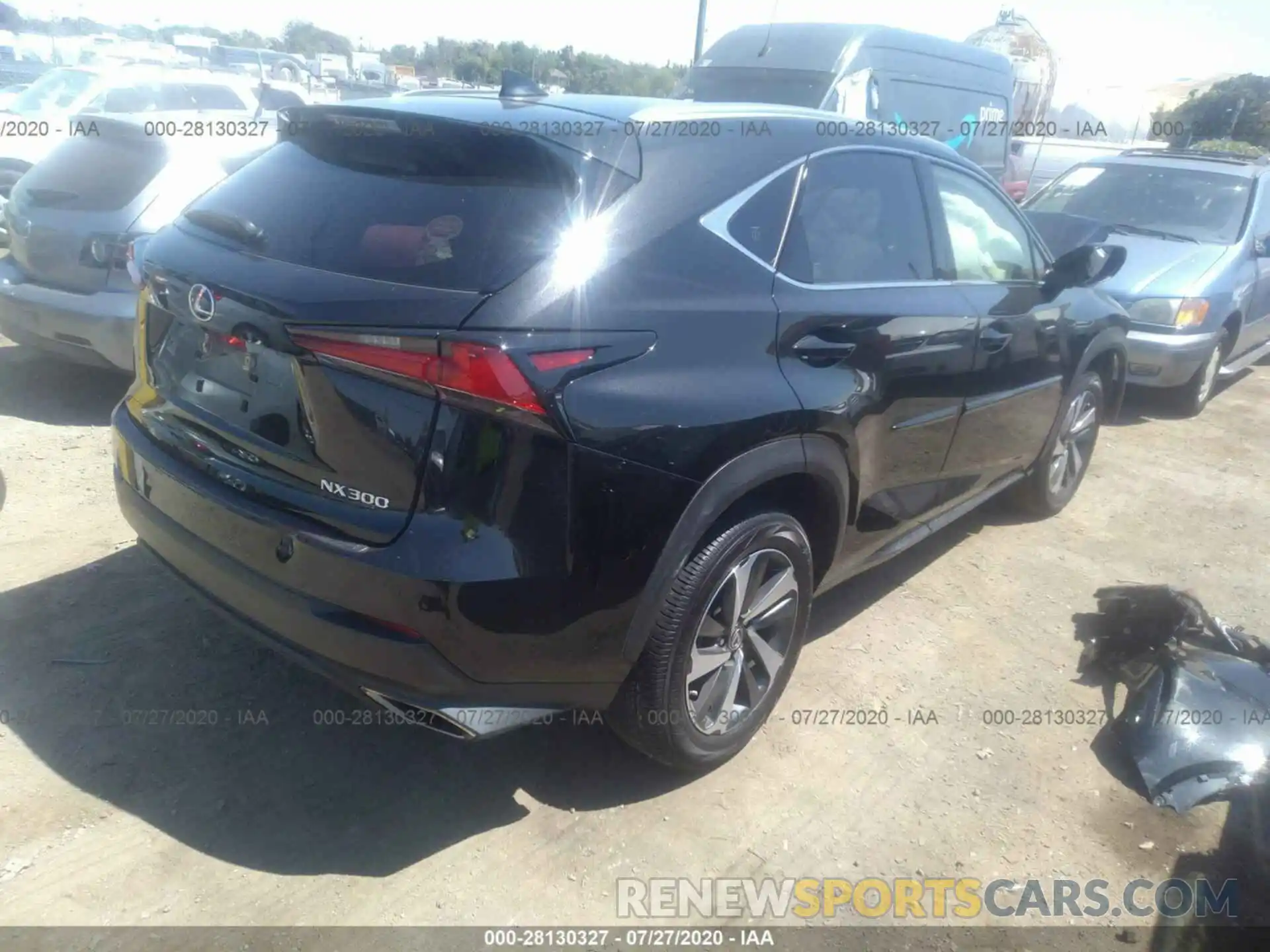 4 Photograph of a damaged car JTJBARBZ7K2182953 LEXUS NX 2019