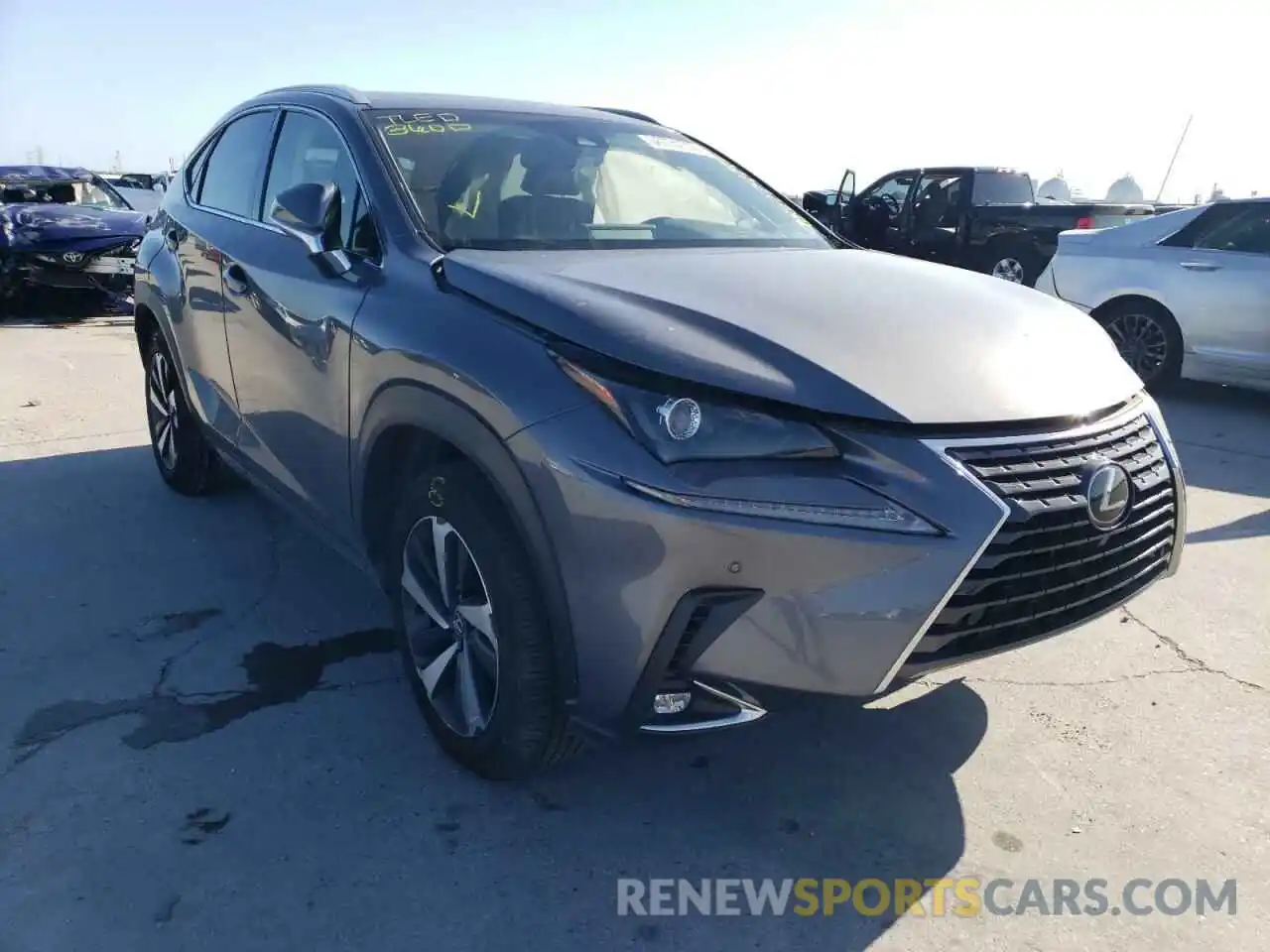 1 Photograph of a damaged car JTJBARBZ7K2185500 LEXUS NX 2019