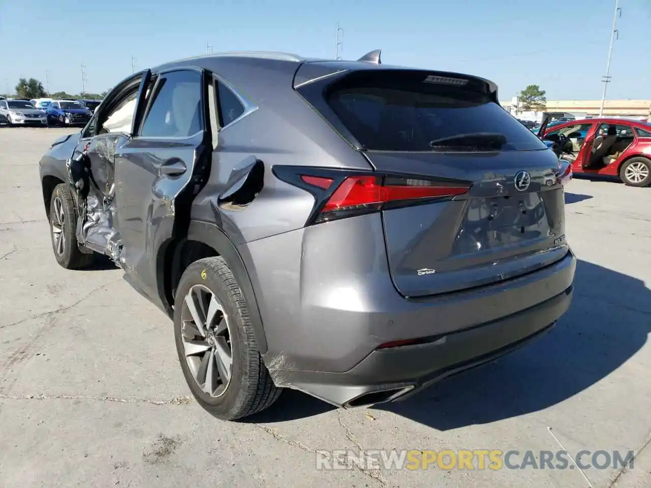 3 Photograph of a damaged car JTJBARBZ7K2185500 LEXUS NX 2019