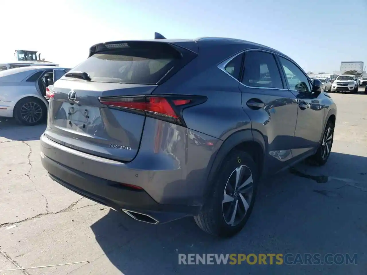 4 Photograph of a damaged car JTJBARBZ7K2185500 LEXUS NX 2019