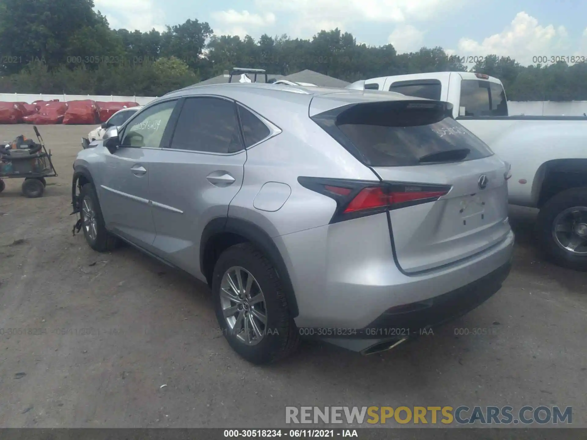 3 Photograph of a damaged car JTJBARBZ7K2186825 LEXUS NX 2019