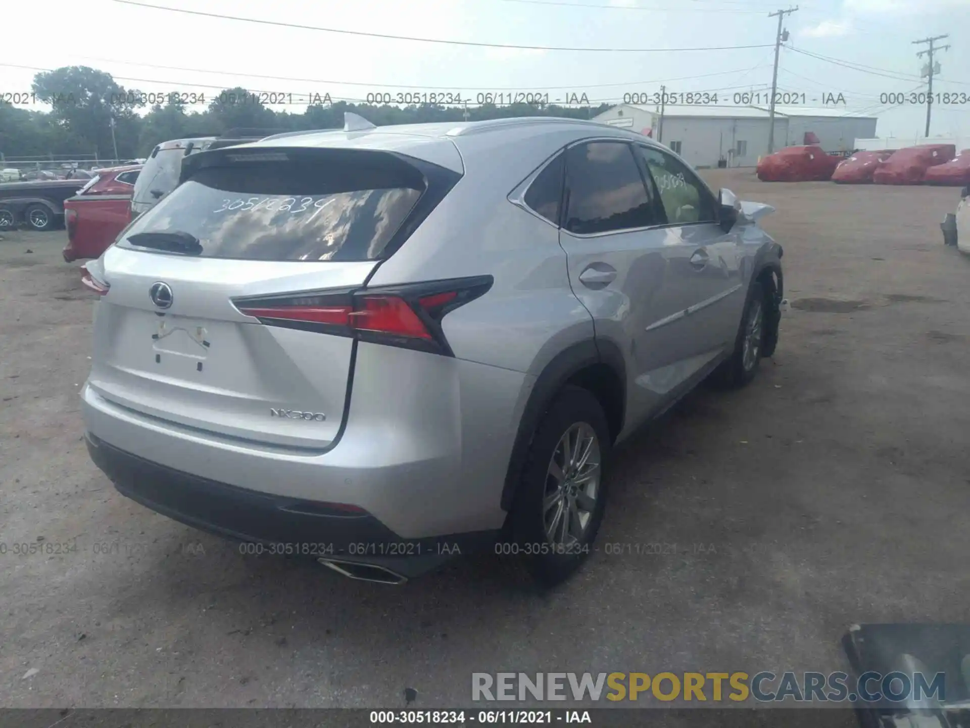 4 Photograph of a damaged car JTJBARBZ7K2186825 LEXUS NX 2019