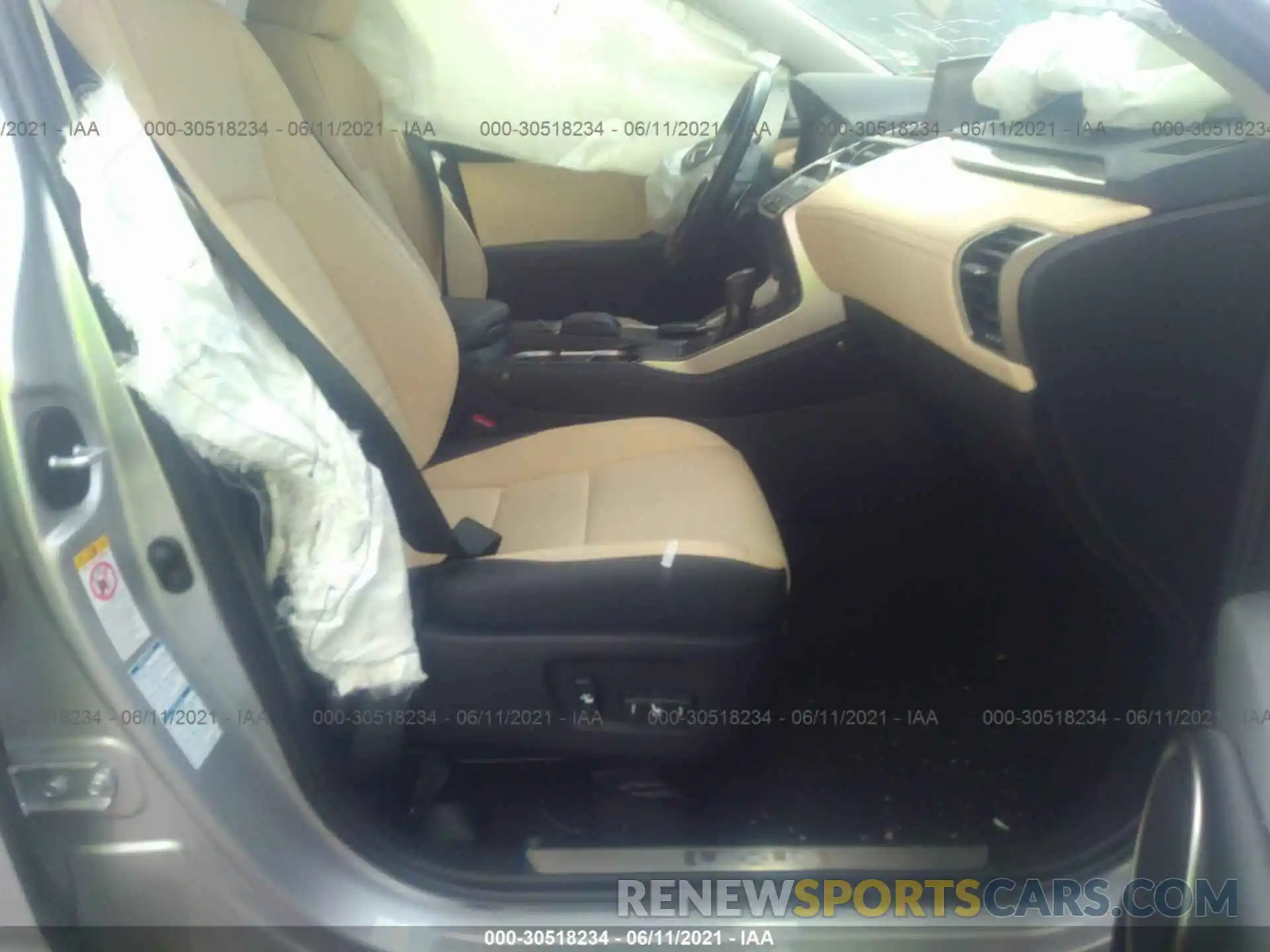 5 Photograph of a damaged car JTJBARBZ7K2186825 LEXUS NX 2019