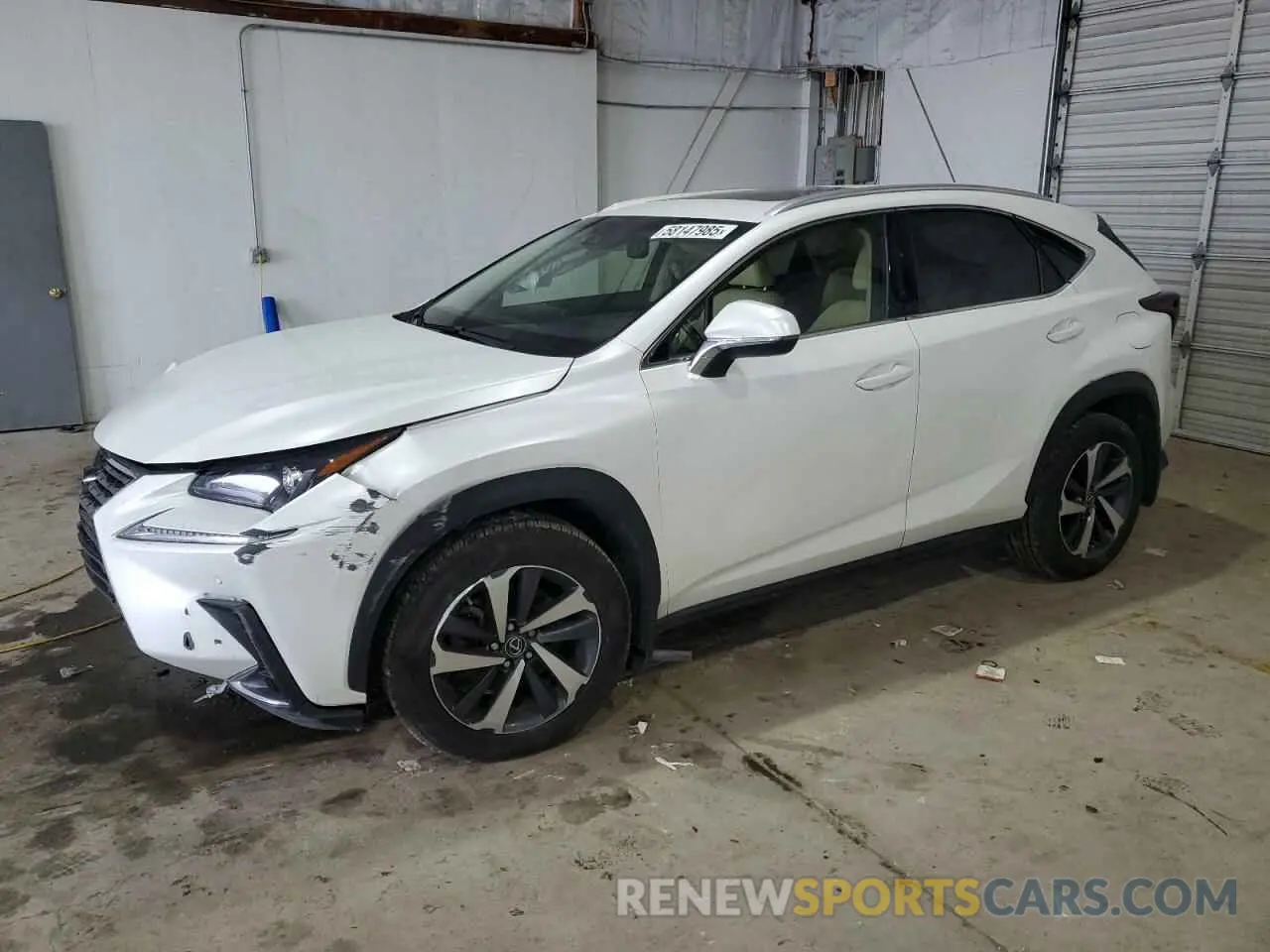 1 Photograph of a damaged car JTJBARBZ7K2190454 LEXUS NX 2019