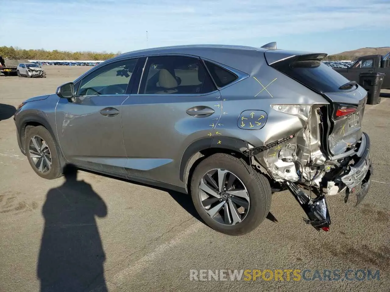 2 Photograph of a damaged car JTJBARBZ7K2193323 LEXUS NX 2019