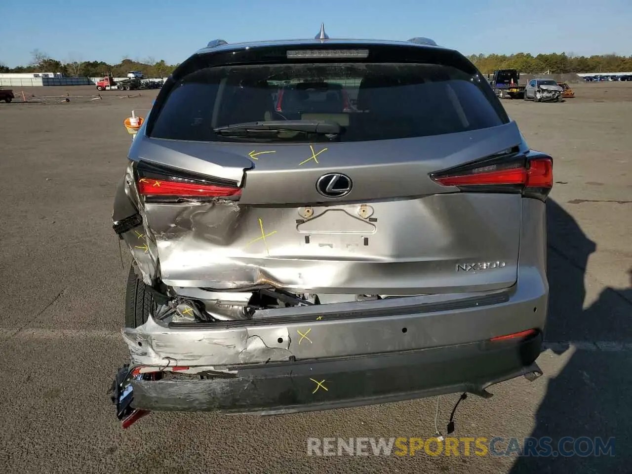 6 Photograph of a damaged car JTJBARBZ7K2193323 LEXUS NX 2019